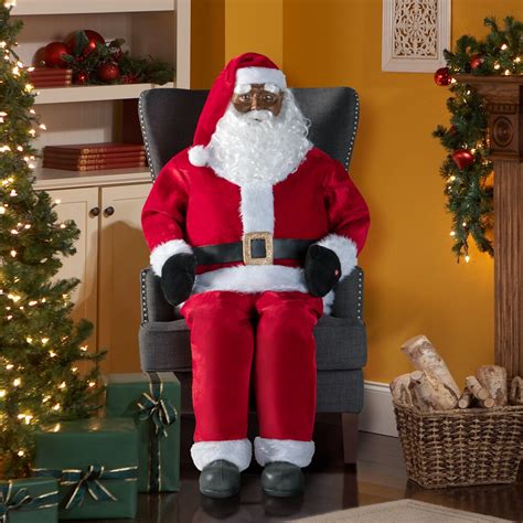 black santa claus life size|life size santa clearance.